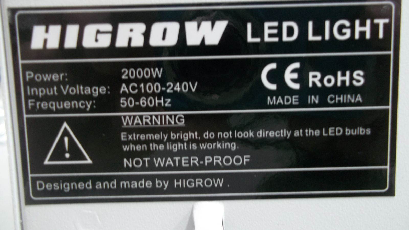 HIGHGROW 2000 watt LED grow light review