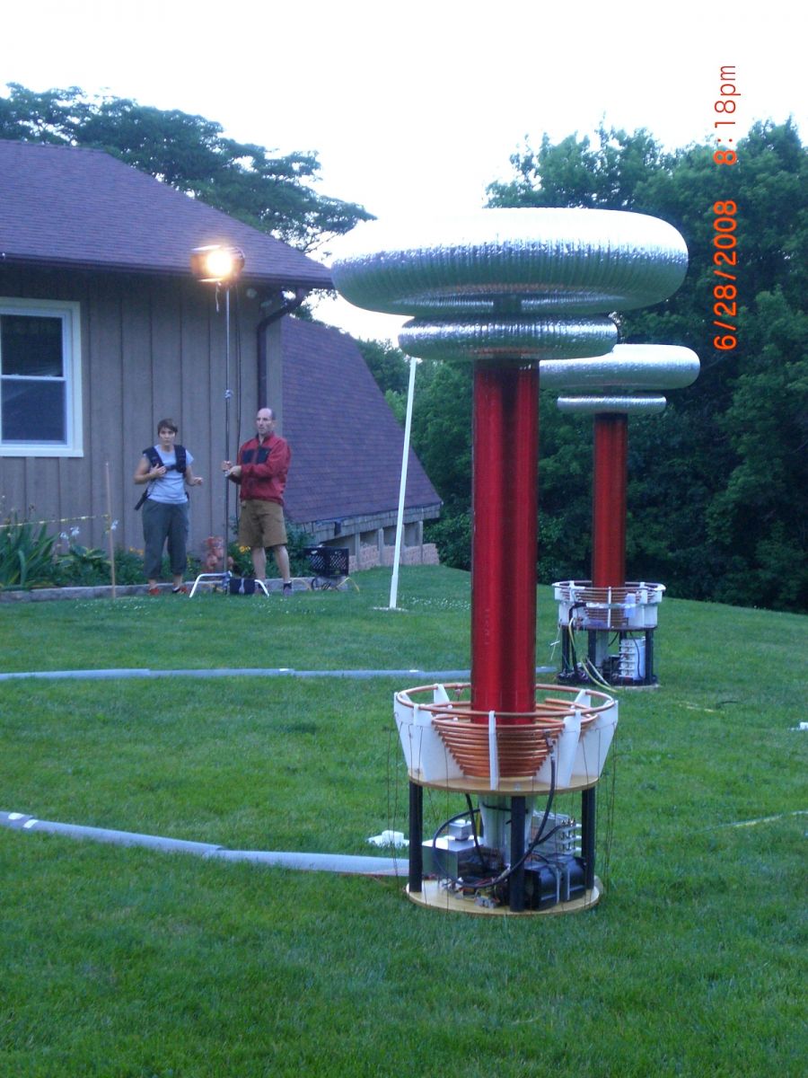 Singing Tesla Coil Discovery Channel 2008