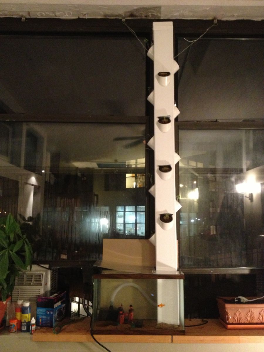 Aquaponic Rain Tower