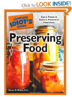 Preserving Food Book